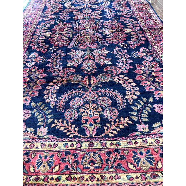 Early 20th Century Antique Persian Mohajeran Sarouk Rug For Sale - Image 5 of 9
