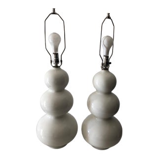 Robert Abbey Triple Gourd Lamps - Set of 2 For Sale