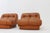 Vintage Nuvolone Lounge Chairs in Cognac Leather from Mimo Padova, Italy, 1970s, Set of 2 For Sale - Image 9 of 11