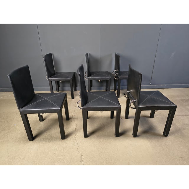 Postmodern Arcadia Dining Chairs by Paolo Piva for B&B Italia, 1980s, Set of 6 For Sale - Image 3 of 18