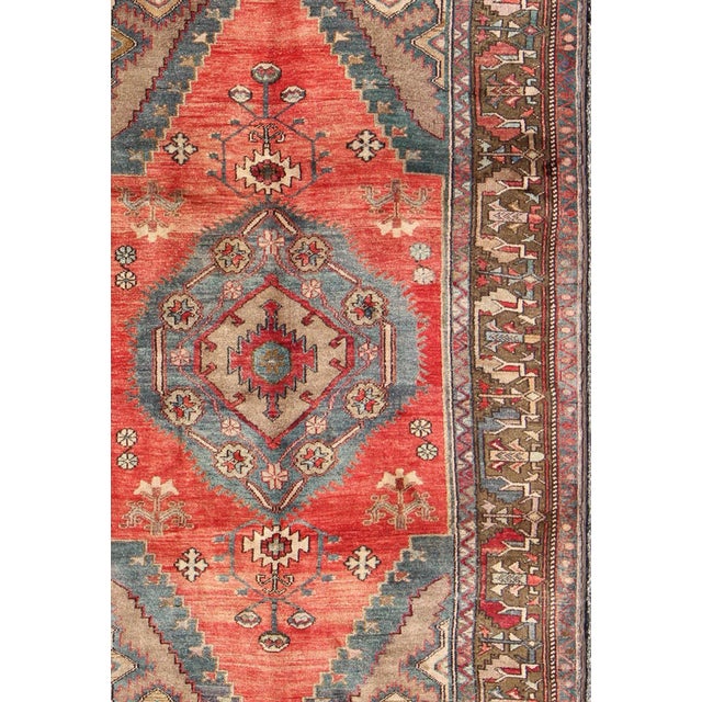Keivan Woven Arts, Tu-Sim-1, kwarugs. This beautiful antique Konya carpet features a Classic medallion design, which is...