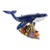 Unique Hand-Made Sculptural Glazed Ceramic Humpback Whale by Rexx Fischer For Sale