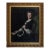 Large Victorian Oil Portrait Painting of a Lady Knitting, Possibly Lady Laing (1831–1913) John Maler Collier For Sale