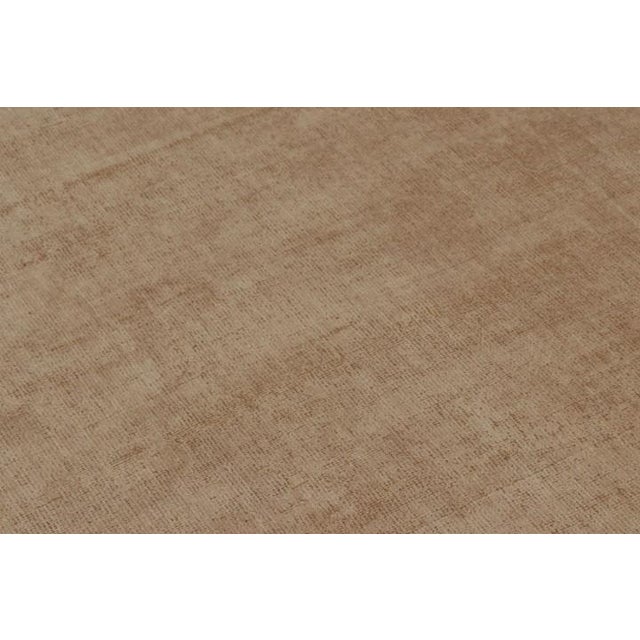 2010s Rug & Kilim’s Oversized Contemporary Textural Rug in Beige-Brown Tones - 11x20 For Sale - Image 5 of 8