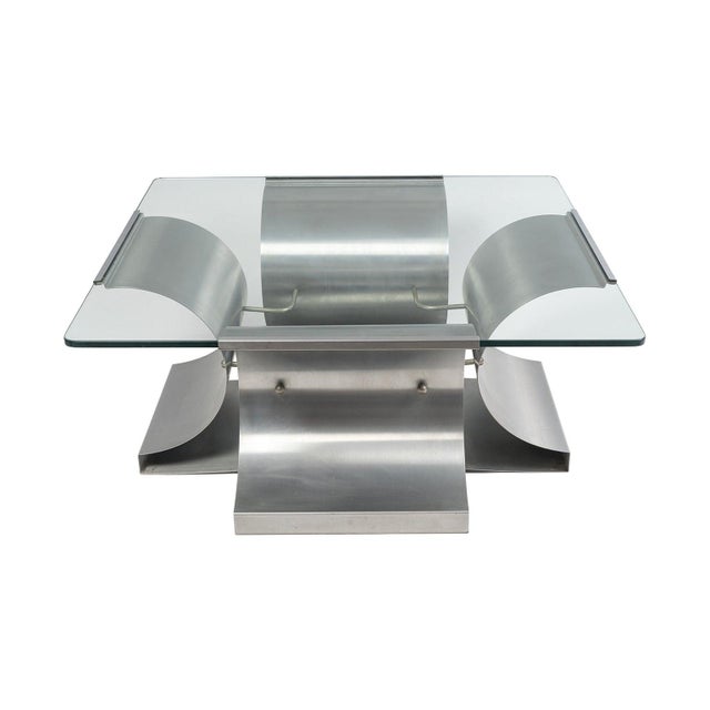 Coffee Table attributed to François Monnet for Kappa, 1970 For Sale - Image 14 of 14