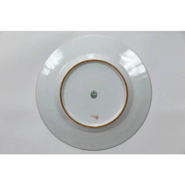 Art Nouveau Antique Hutschenreuther Dinner Plates, Early 20th Century, Bavaria For Sale - Image 3 of 11