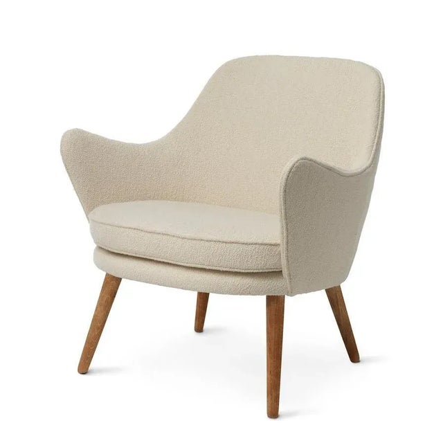 Contemporary Dwell Armcair in Cream Sand by Warm Nordic For Sale - Image 3 of 4