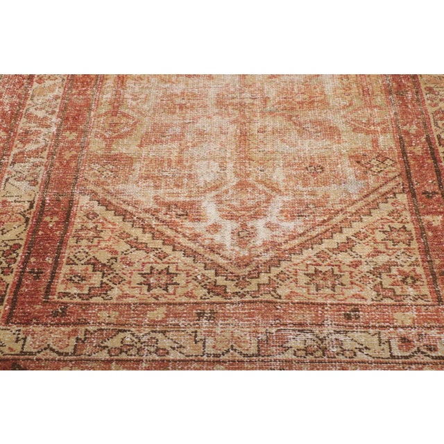Early 20th Century Antique Persian Malayer Rug - 03'04 X 12'09 For Sale - Image 4 of 8