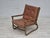 Scandinavian Lounge Chair in Bamboo and Leather, 1970s For Sale - Image 9 of 18