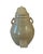 Chinoiserie Vintage Chinoiserie Song Style Celadon-Glazed Ceramic Owl-Shaped Jar With a Lid 11.5" H For Sale - Image 3 of 10