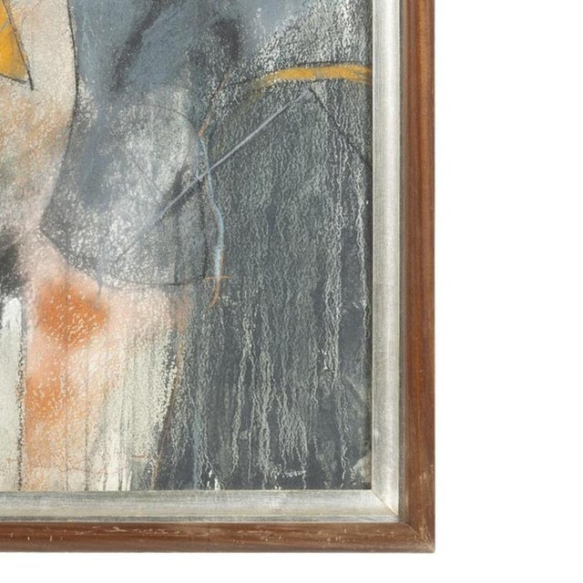 Mário Bismarck, Composition, 20th Century, Pastel on Paper For Sale - Image 5 of 6