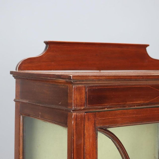 Liberty Mahogany Display Cabinet For Sale - Image 4 of 11