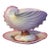 Antique 19th Century Wedgwood Pearlware Centerpiece - Pink Nautilus Sea Shell Compote Tureen With Clam Shell Under Tray For Sale