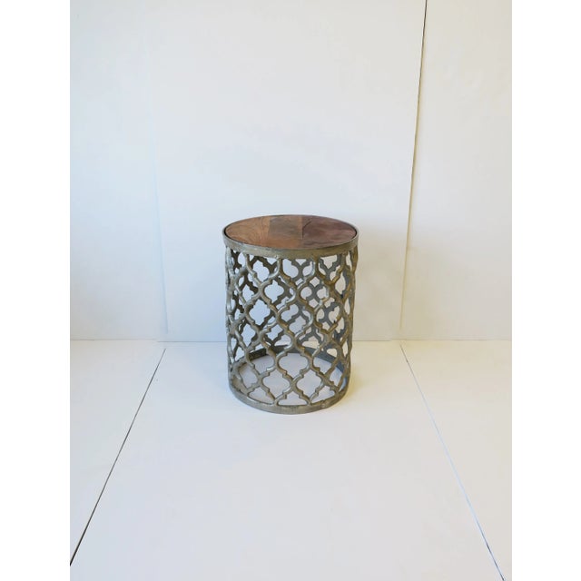 Moroccan or Moorish Style Drinks or Side Round Table For Sale - Image 13 of 13