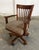 Brown Riverside Furniture Traditional Wood Swivel Desk Chair For Sale - Image 8 of 13