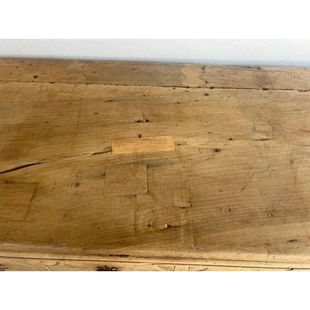 18th Century Italian Walnut Commode in Distressed Baroque Style For Sale - Image 11 of 12