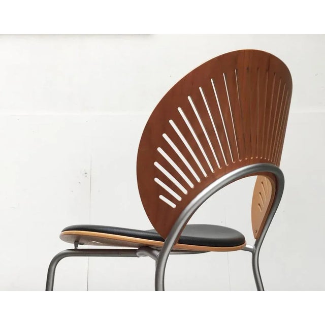 High-quality barstools with leather upholstery from the Trinidad series by the Danish manufacturer Fredericia, designed by...