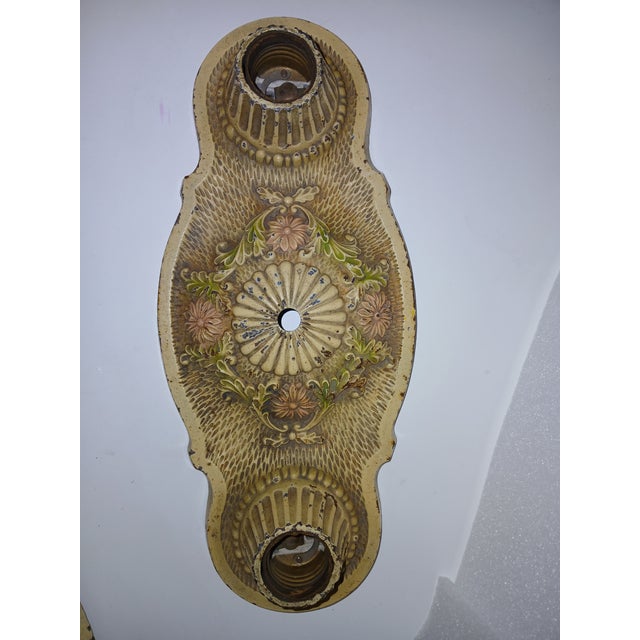 Set of 2 Markle 2-Bulb Flush Mount Light Fixture 1930s For Sale - Image 4 of 12