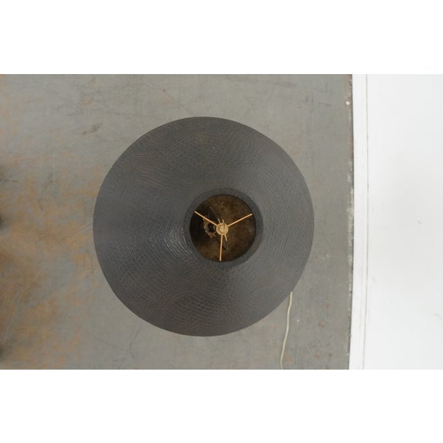 Vintage Mediterranean Leeazanne Bronze Table Lamp For Sale - Image 13 of 13