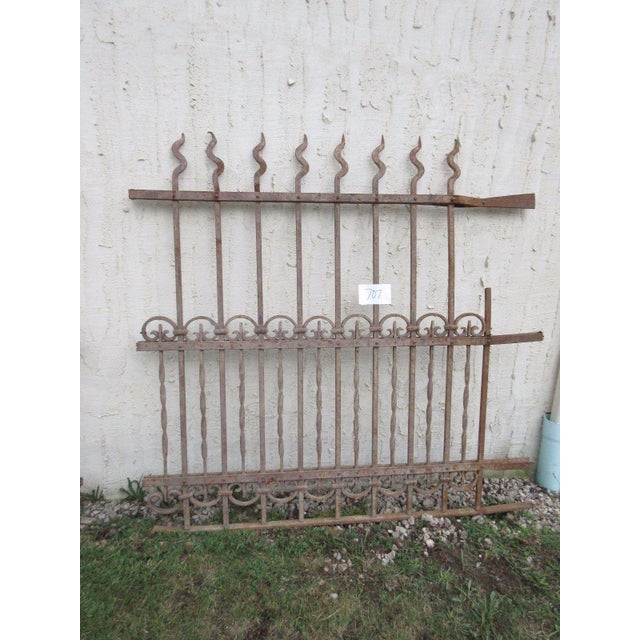 Victorian Antique Victorian Iron Gate For Sale - Image 3 of 7