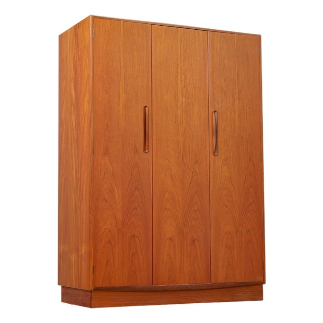 Mid Century Teak Triple Armoire by Vb Wilkins for G Plan For Sale