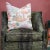 22" Bara Bazaar Garden Pillow Cover For Sale - Image 4 of 5