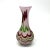 Large Pink Red & Green Murano-Style Vase For Sale - Image 4 of 8