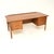 An absolutely stunning and extremely well made vintage Swedish walnut desk by Goran Strand for Lelangs Mobelfabrik. This...