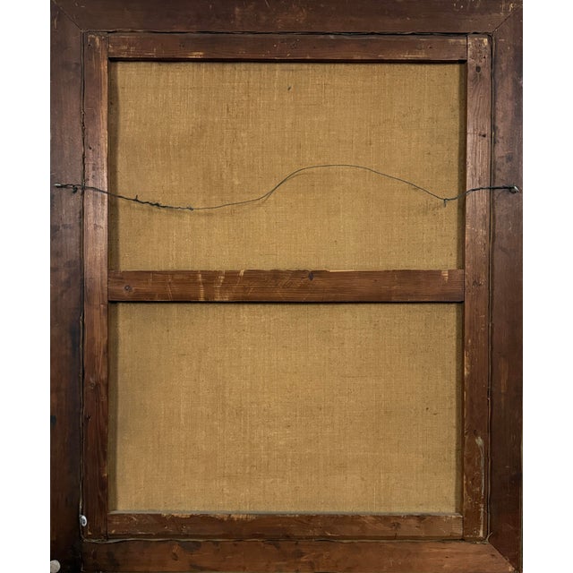 Gray Antique Modernist Still Life With Books and Pitcher by Raoul Martinez (1876-1974), Signed (1928, Oil on Canvas) For Sale - Image 8 of 8