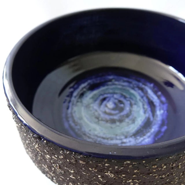 Vintage Handmade Ceramic Bowl from THO, Nittsjö, Sweden For Sale - Image 5 of 6