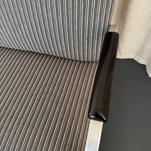 1940s Machine Age Industrial Aluminum Frame Loveseat by GoodForm For Sale - Image 9 of 10