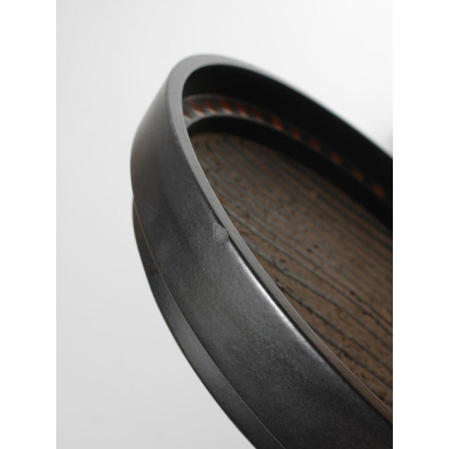 Large Vintage Geometric Ceramic Ringo Bowl by Mari Simmulson for Upsala-Ekeby, Sweden, 1960s For Sale - Image 6 of 9