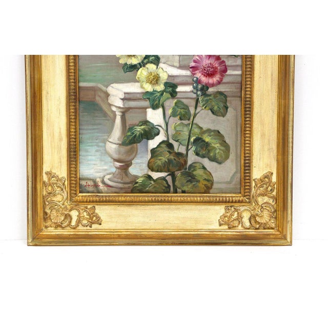 Vittorio Landi, Floral Still Lifes, Oil Paintings, 1990, Framed, Set of 2 For Sale - Image 13 of 18