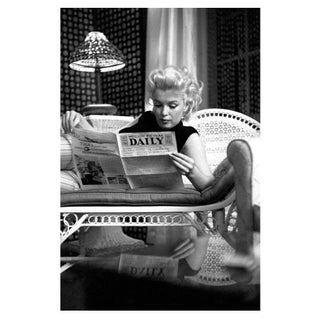 'Marilyn Relaxes in a Hotel Room' Unframed Archival Pigment Print For Sale