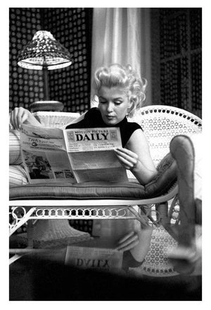 'Marilyn Relaxes in a Hotel Room' Unframed Archival Pigment Print
