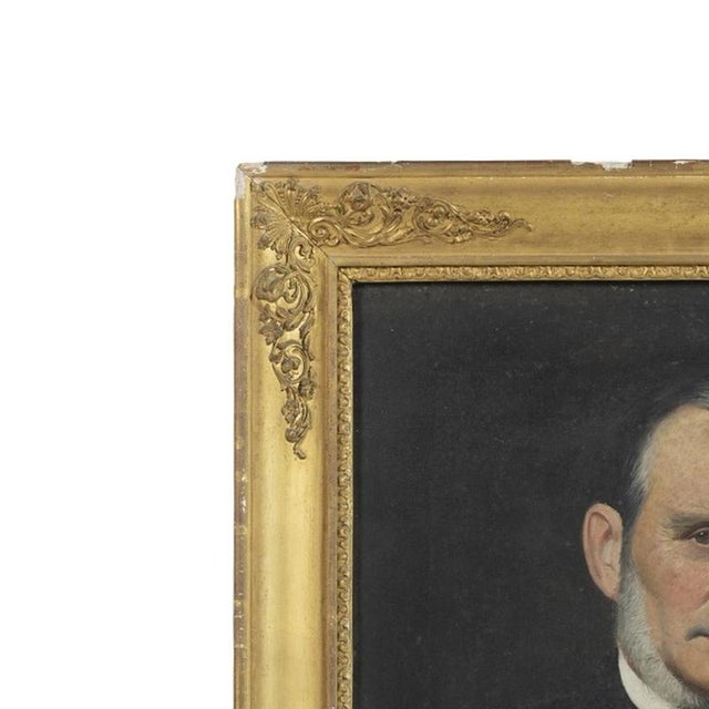Painting - Portrait of a gentleman. Oil on canvas. Minor defects. Dimensions: 71 cm x 55 cm.