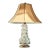 Vintage Floral Porcelain Lamp For Sale