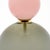 Pink Modernist Pink and Gray Venetian Glass Lamps, Murano, Italy - a Pair For Sale - Image 8 of 9