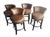 English Lee Industries Leather Swivel Counter Stools L5983-51sw- Set of 4 For Sale - Image 3 of 9