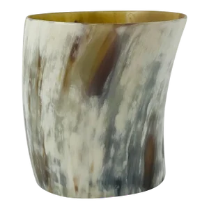 Made Goods Modern Faux Buffalo Horn Vase
