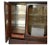 1940's Art Deco Mahogany and Glass Vitrine Display Cabinet With Locks and Key For Sale - Image 4 of 12