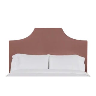 Kit Twin Headboard, Blush Velvet For Sale