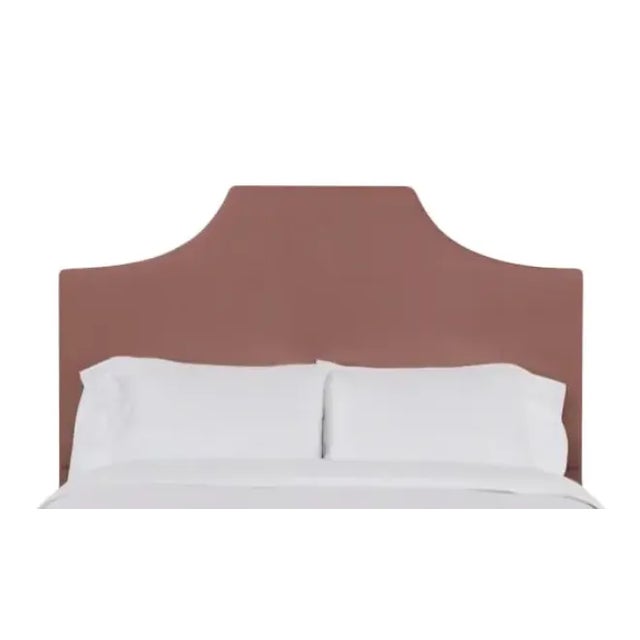 Kit Twin Headboard, Blush Velvet For Sale