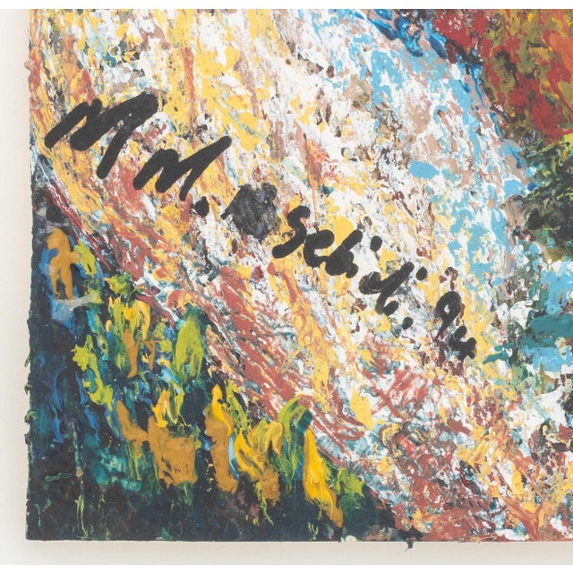 Paper Helen Sebidi Untitled Mixed Media on Paper, 1994 For Sale - Image 7 of 9
