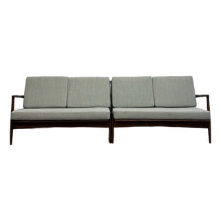 Set of 2 Loveseats Attributed to Ib-Kofod Larsen for Selig For Sale