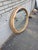 Rustic 19th Century Rustic American Oval Wall Mirror – Heavy Wood Frame, New Glass For Sale - Image 3 of 16