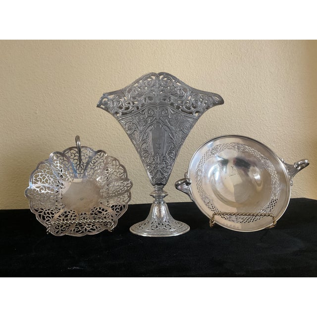 Art Nouveau Early 20th Century A Collection of Three Art Nouveau Table Top Decor-Set of Three (3) For Sale - Image 3 of 15