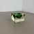 Murano Green Glass Sommerso Block Cube Ashtray from Flavio Poli, Italy, 1970s For Sale - Image 3 of 18