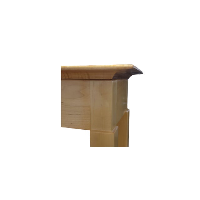 Modern Curley Maple Side Table For Sale - Image 3 of 4