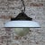 Glass Industrial White Enamel and Cast Iron Holophane Glass Pendant Light, 1950s For Sale - Image 7 of 8